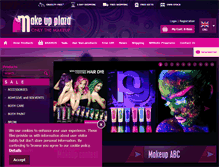 Tablet Screenshot of makeuplaza.com